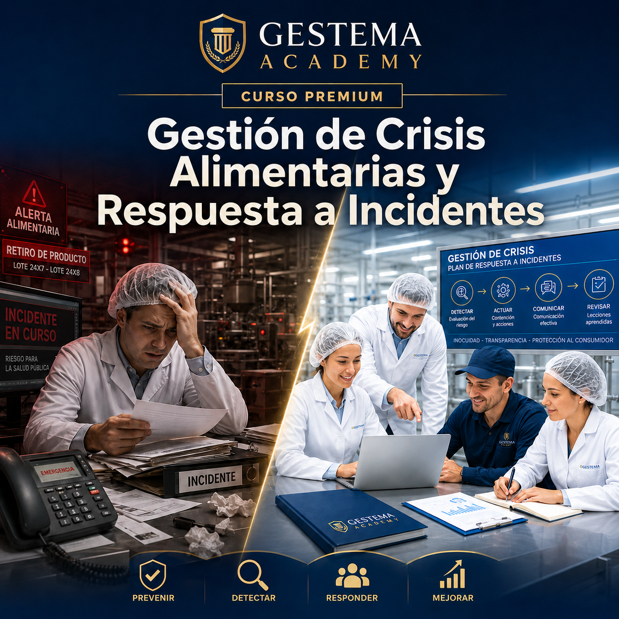 Curso Gestión de Crisis Alimentarias y Respuesta a Incidentes de Gestema Academy